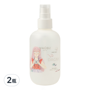 MAUBE 身體香氛噴霧 花香, 200ml, 2瓶