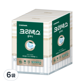 Kleenex 舒潔 經典盒裝雙層面紙 230張, 6盒, 6袋