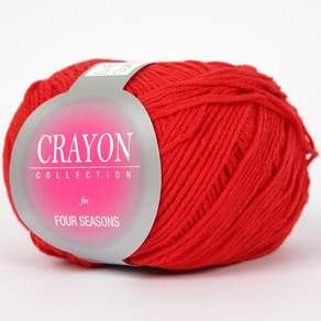 Silbaram Crayon系列 毛線, 29 Red, 1球