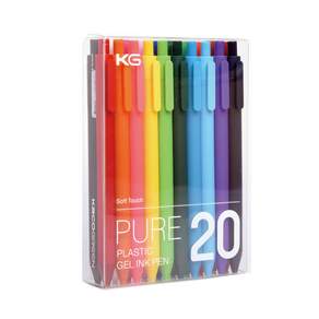 KACO PURE 軟膠筆 0.5mm 20p, 混色, 1套