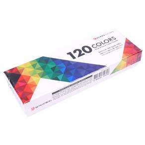 ALPHA 顏色 顏色指南 180 x 58 毫米，共 120 種顏色, 1份