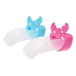 MONACO OLIVE 螃蟹造型水龍頭延伸器 天藍色+粉色, 1組