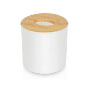 Block Mart 圓形面紙盒, 白色, 1個
