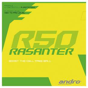 andro Rasanter R50 ULTRA MAX乒乓球拍橡膠皮, 黑色的