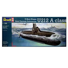 LEVEL 1:144 新德國潛艇 U212 壓鑄, 混色