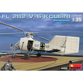 MINIART 1/35 Fl 282 V-6 KOLIBRI 塑料模型直升機, 1套