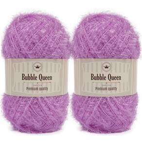 brandyarn Bubble Queen系列 菜瓜布線, 19 Lavender, 2捆