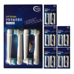 Toothcare Oral-B 電動牙刷兼容牙刷頭，適用於一般旋轉 4p, 單品, 6件