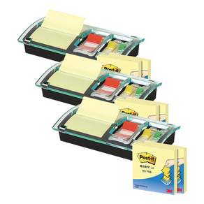 3M Post-it Crystal Popup Pack DS100 Combo 3 件套, 混色