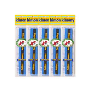 kimony 羽球拍軟綁帶 KGT118 5入, 藍色