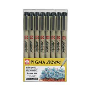 PIGMA MICRON Figma 彩色顏料墨水筆 8 色套組, 混色, 1套