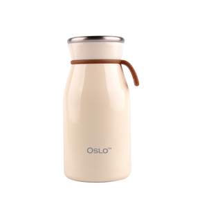 OSLO 牛奶罐造型手把保溫瓶, 象牙白, 350ml, 1個