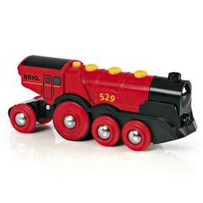 BRIO Playmobil 電力機車玩具 33592, 紅色的