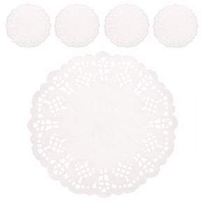 LivingDA Doily 圓紙 21.5cm 100p, 單色, 5套