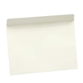 卡片明信片郵政標准信封 A5 21.5 x 15.5cm, 50個, 白雪