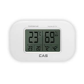 CAS 數顯溫濕度計 T007, 白色的, 1件