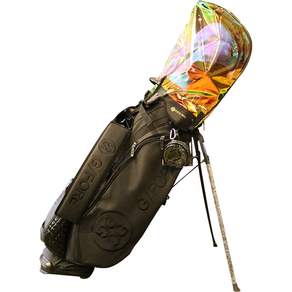 高爾夫球袋防雨罩, 黑色, 1個