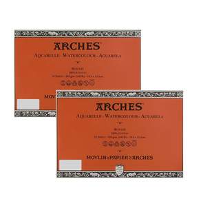 ARCHES 明信片墊黃木 10 張 300g, 2個