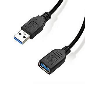 QUALITY ASSURANCE 高級 USB 3.0 延長線 黑色, 1個, 0.6m