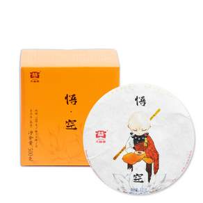 TAETEA 大益茶 悟空普洱茶餅, 100g, 1入, 5入