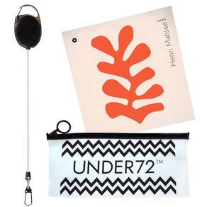 UNDER72 高爾夫球捲線器拉鍊袋組 T01, T06, 1組