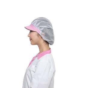 HK Mart 廚師衛生帽全網眼, 粉色的, 1個