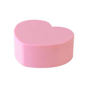 可愛的心小首飾收納盒粉色 RK_639, 粉色, 1個