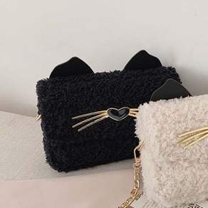 Funstitch Hobby DIY 網眼縫線貓包製作套組, 1套, 黑色的