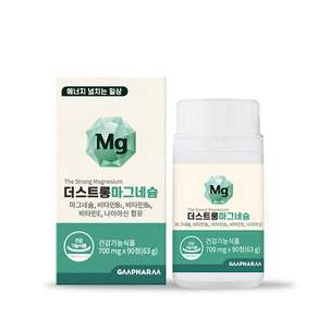 GMPHARM The Strong鎂質補充保健錠 63g, 90片, 1個