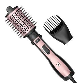 CONAIR 美康雅 VS沙宣多功能美髮梳 1100W, 黑色+淡粉色, VSAS117K