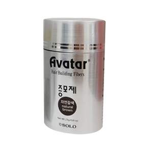 Avatar 頭髮豐盈粉 25g, 自然棕, 1入