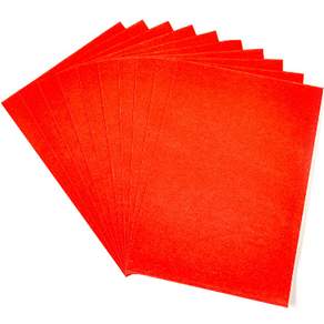 Dasababa 彩色沙畫紙 8K, 10個, 紅色的