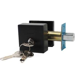 Olgor Deadbolt Square 黑色, 1個