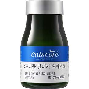 eats core rTG Omega-3魚油軟膠囊, 46.2g, 1罐