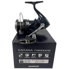 Shimano Katana 旋轉卷線器 2022, 銀色+海軍藍, C3000HGFE