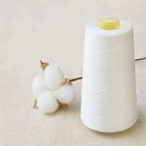 純棉縫紉線, 1個, 白色