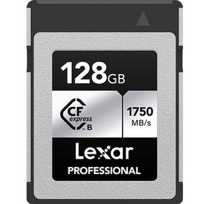 Lexar Professional CFexpress B 型銀記憶卡, 128GB