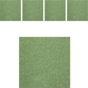 Sionnet 客廳陽台簡易防滑雕花磁磚地墊地毯, 綠色, 5個