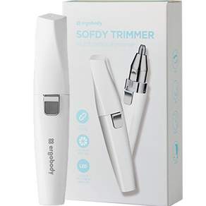 ergobody Softy Trimmer 電動眉毛細毛鼻毛除毛器 EB-ST01, 白色