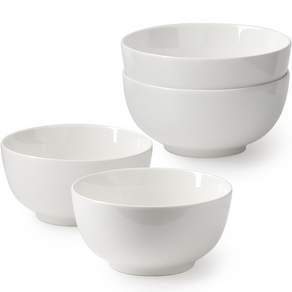IY&STORY 碗白色空氣餐具套裝, 小碗 2個+大碗 2個, 單色