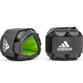 adidas 愛迪達 可調式負重護腕護踝 2入組, 黑色, 2kg