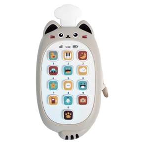 GGUMBI 玩具嬰兒旋律玩具鈕扣智慧型手機, 貓