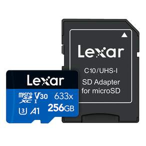 Lexar 雷克沙 高性能 microSD XC記憶卡 CLASS10, 256GB