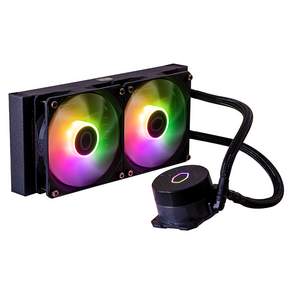 COOLER MASTER 酷碼 MasterLiquid 240L Core ARGB CPU散熱器 MLW-D24M-A1BPZ, MLW-D24M-A1BPZ(黑色)