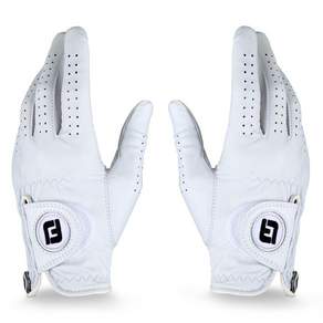 FOOTJOY Cabretasof 羊皮女士手套（雙手）, 白色, 1雙