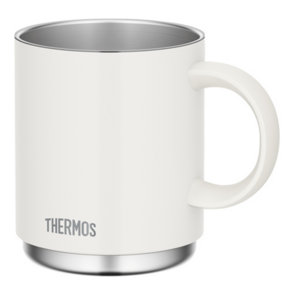 THERMOS 膳魔師 真空斷熱馬克杯 JDS-450, 白色, 450ml, 1個