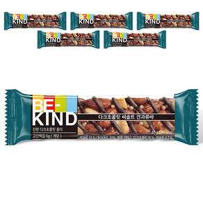 BE-KIND Be Kind黑巧克力海鹽堅果棒, 40g, 6條