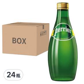 perrier 沛綠雅 氣泡礦泉水, 330ml, 24瓶