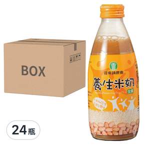 羅東鎮農會 養生米奶, 245ml, 24瓶