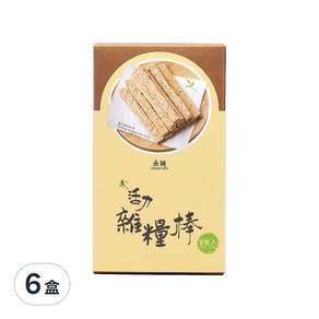 六福 活力雜糧棒 糙米牛奶, 104g, 6盒